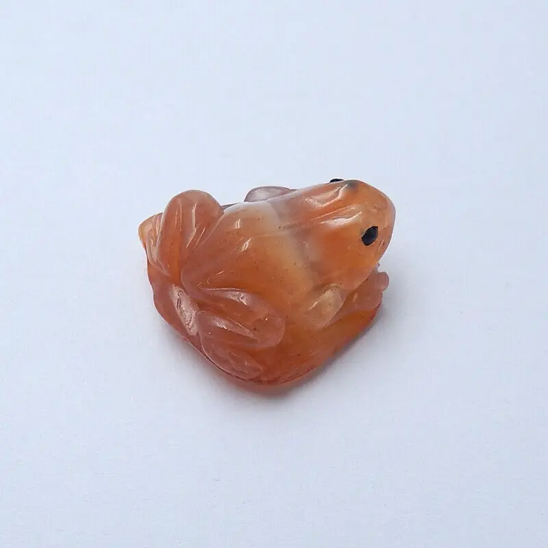Натуральный камень красный агат резная лягушка животный кабошон 20x20x11 мм 7 3 г |