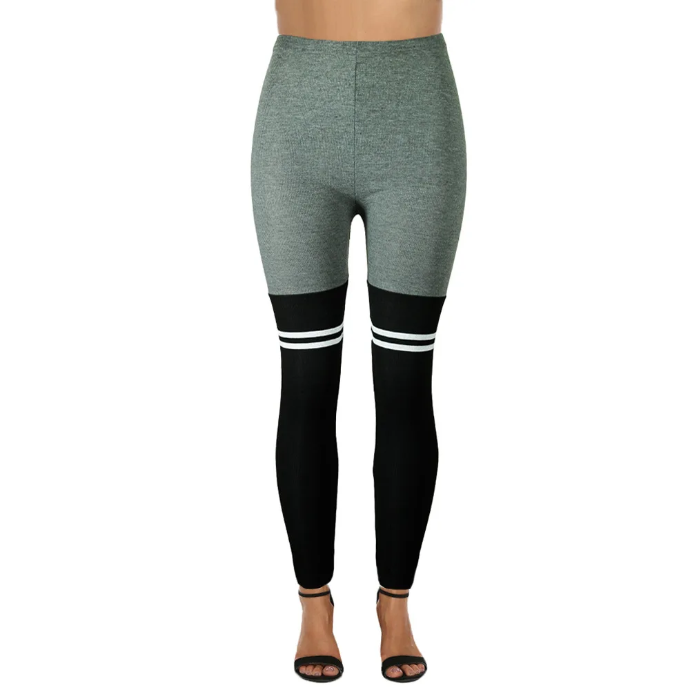 

FroMoaSa High Waisted Solid Leggings Running GYM Sport Pants Fitness Female Full Length Leggings Gym Girl leggings