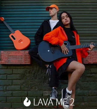 Гитара из углеродного волокна LAVA ME 2 для начинающих студентов выступлений 36