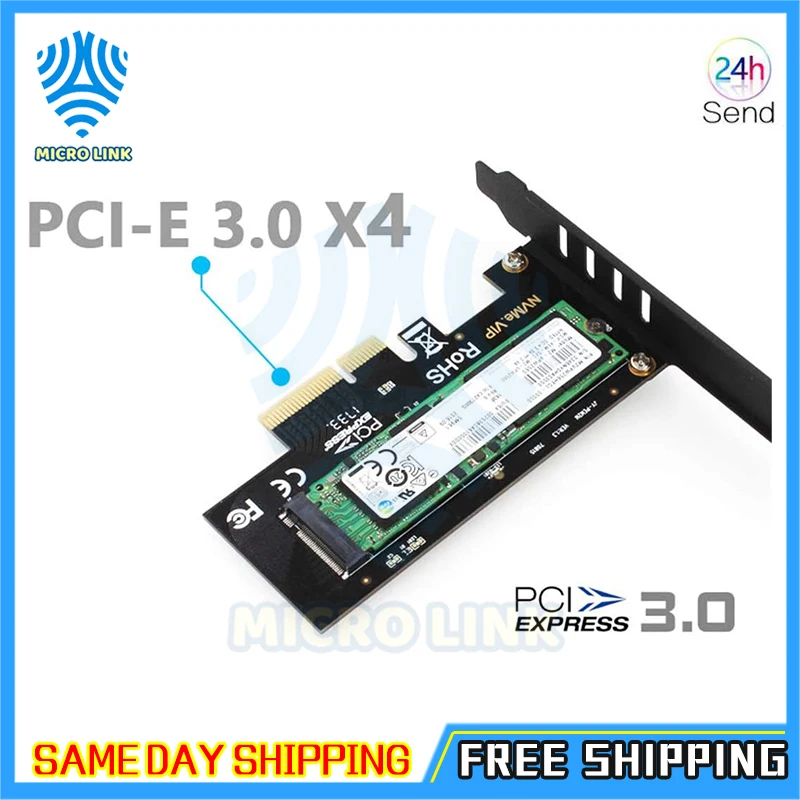 Mlc M.2 NVMe SSD Экспресс-карта M ключ к PCIE 3 0 X4 адаптер Внешний Поддержка 230-2280 Размер