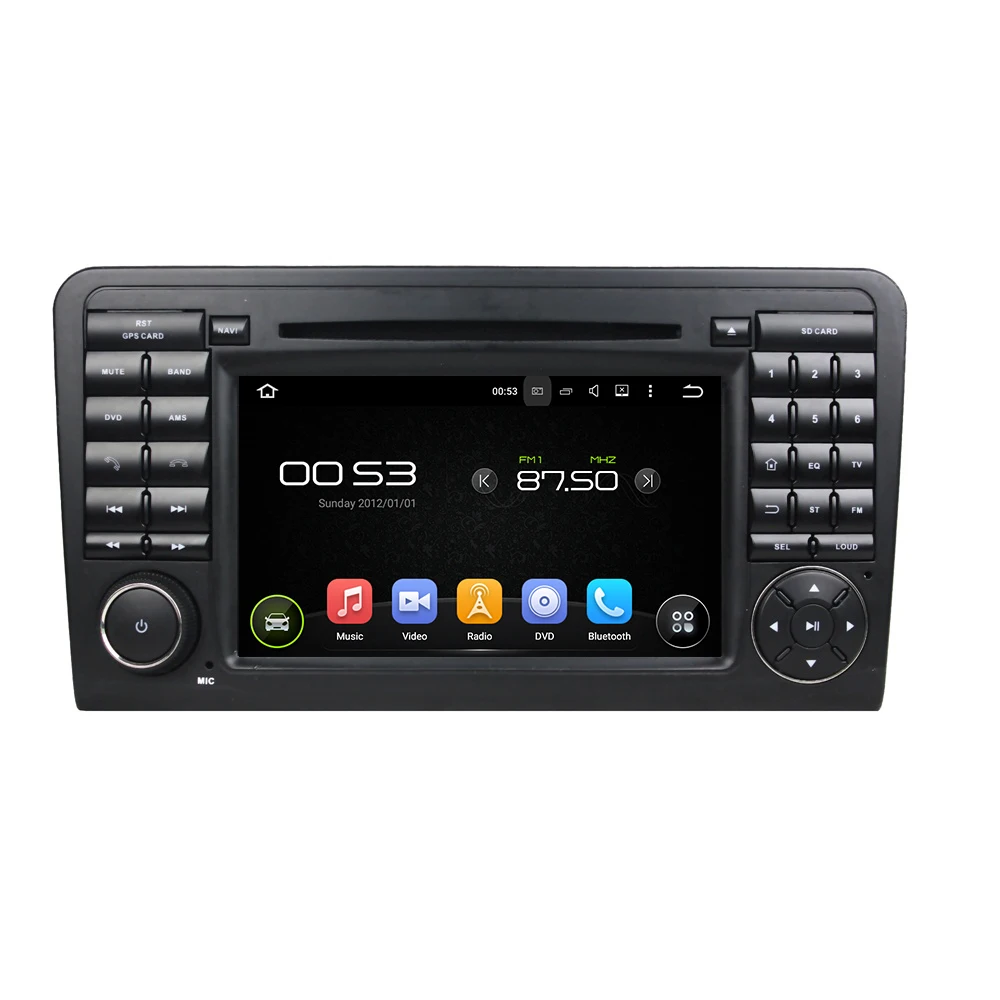 7 &quot6 ядер PX6 Android 9 0 автомобильное радио для BENZ ML CLASS W164 ML300 ML350 ML450 ML500