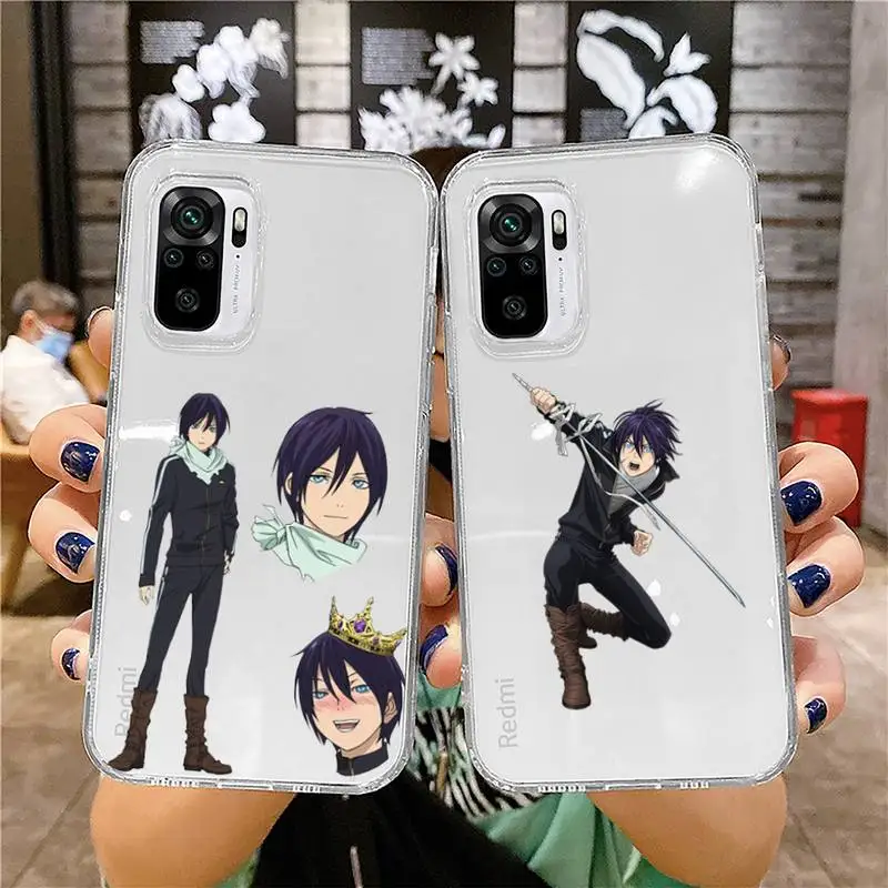 

Noragami YATO anime Phone Case for xiaomi 11 redmi note 10 9 8 7 pro lite T A S 10T 9A 9S 8T pro 4G transparent coque funda