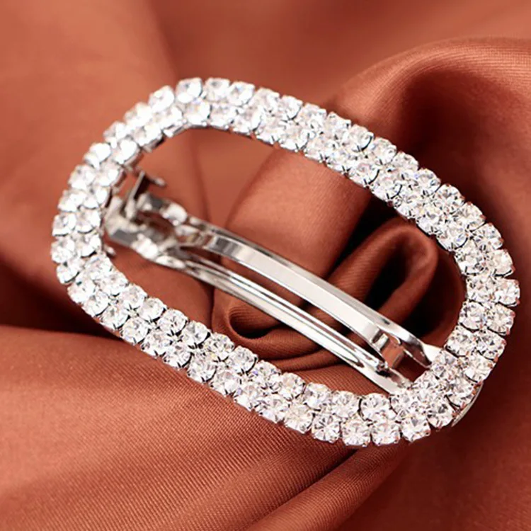 Высокое качество зажим для волос Краб заколки аксессуары роскошные стразы |