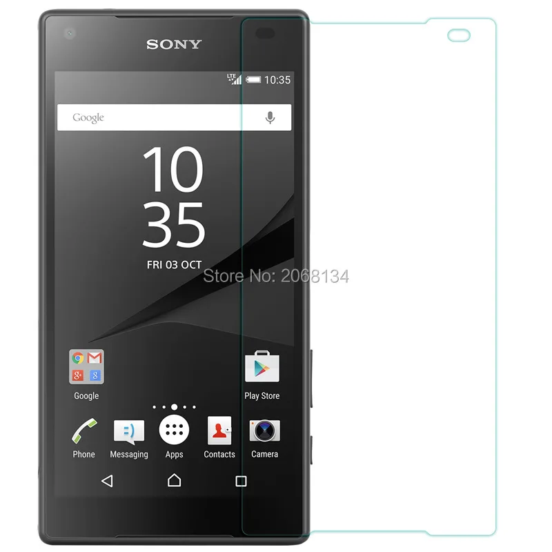 

Закаленное стекло 9h для sony xperia z5 compact, Оригинальная защитная пленка, передняя защита экрана для z5 mini e5823 e5803