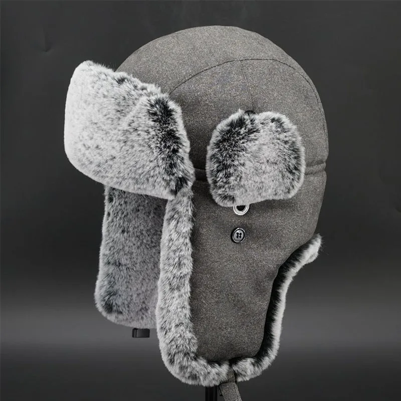 Уличная Мужская Женская зимняя охотничья шапка для полета с защитой от холода