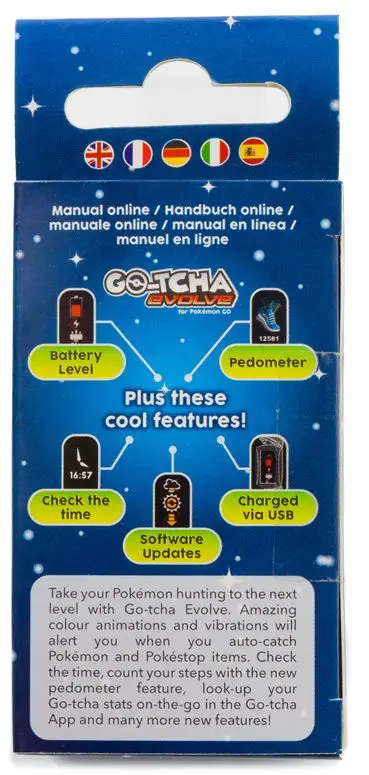 Datel Go-Tcha Evolve Смарт-часы браслет для Pokemon Go Plus Карманный Авто ловля для Bluetooth для IOS12/Android8.0
