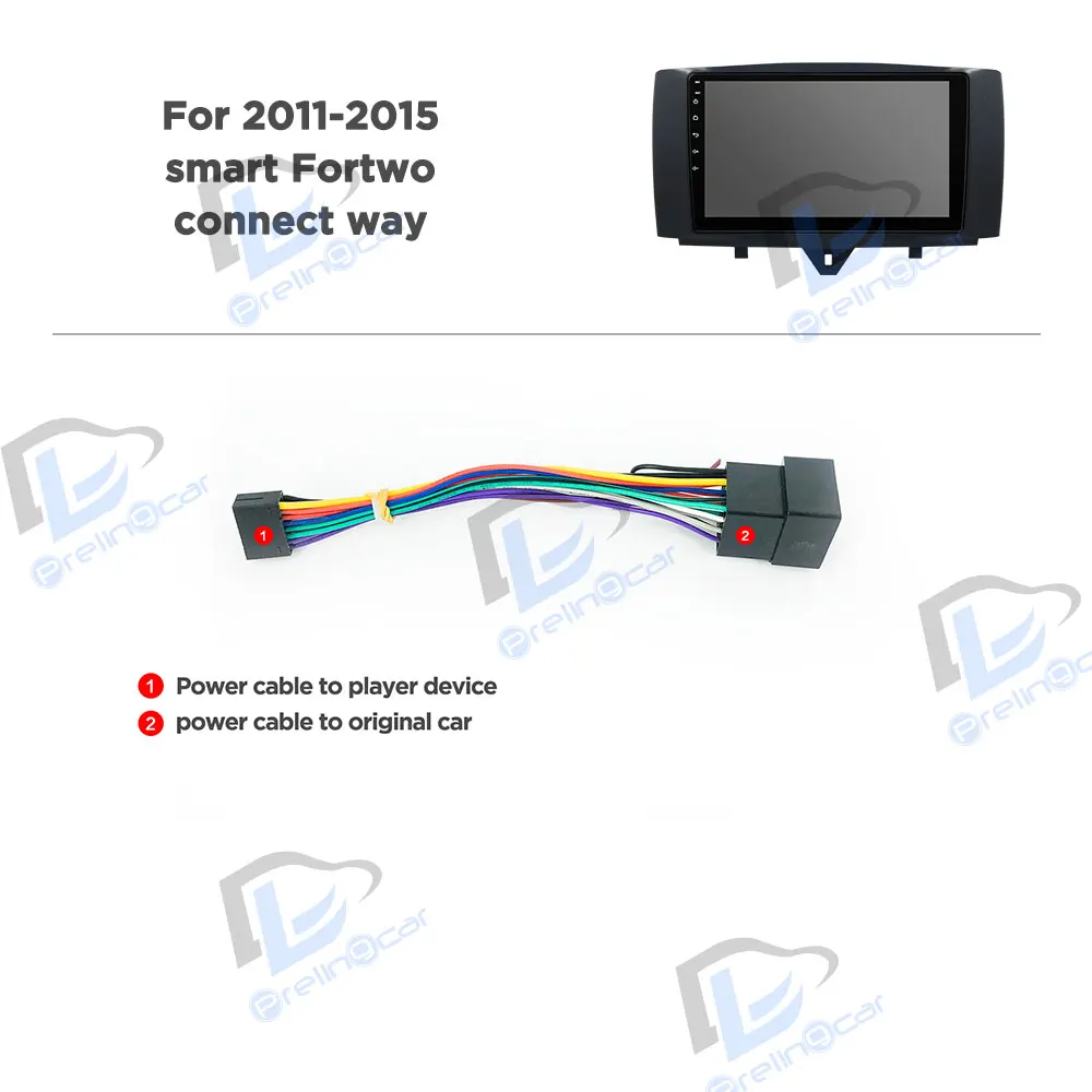 Android 9,0 автомобильный DVD мультимедийный плеер для Mercedes/Benz Smart Fortwo 2011 2012 2013 WiFi BT Радио Стерео gps