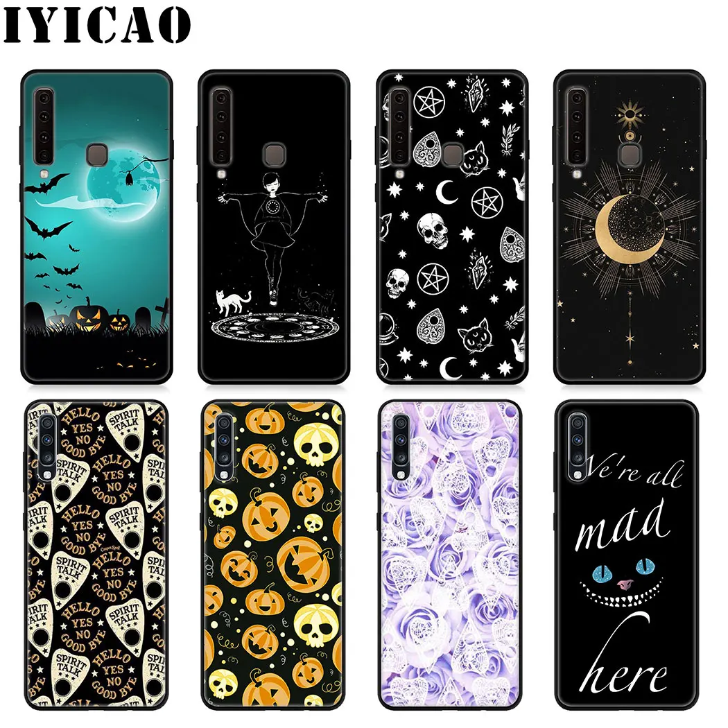 IYICAO Halloween Magic witch Soft Silicone Case for Samsung J6 A9 A8 A7 A6 Plus 2018 A5 A3 2016 2017 Phone |