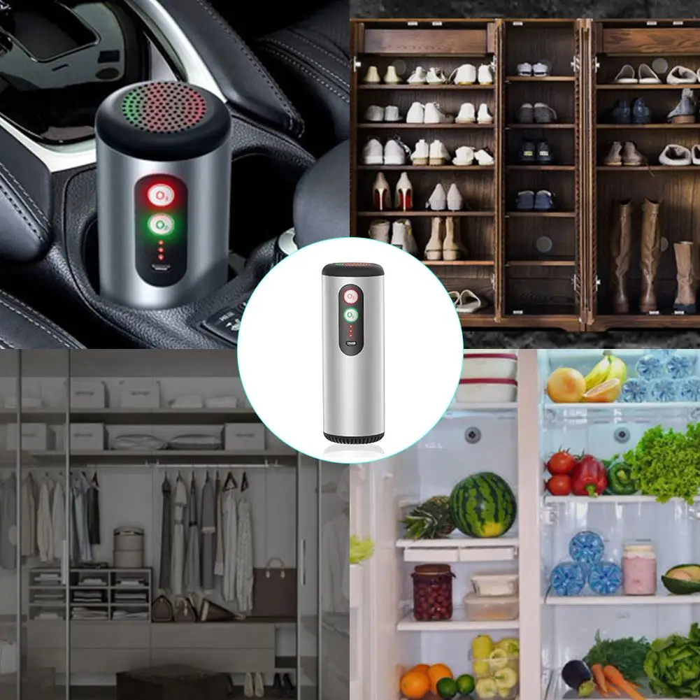 

Air Purifier Filter Portable Small Fresh USB Charging Anion Air Cleaner High-efficiency Negative Ion Module For Car Home Office