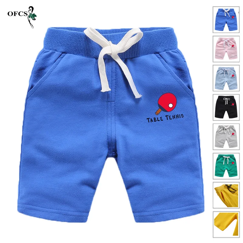 

Hot 2-12Years Boys Girls Shorts Candy Color Summer Children Beach Loose Shorts Casual Pants Cotton Linen Soft Comfortable Shorts