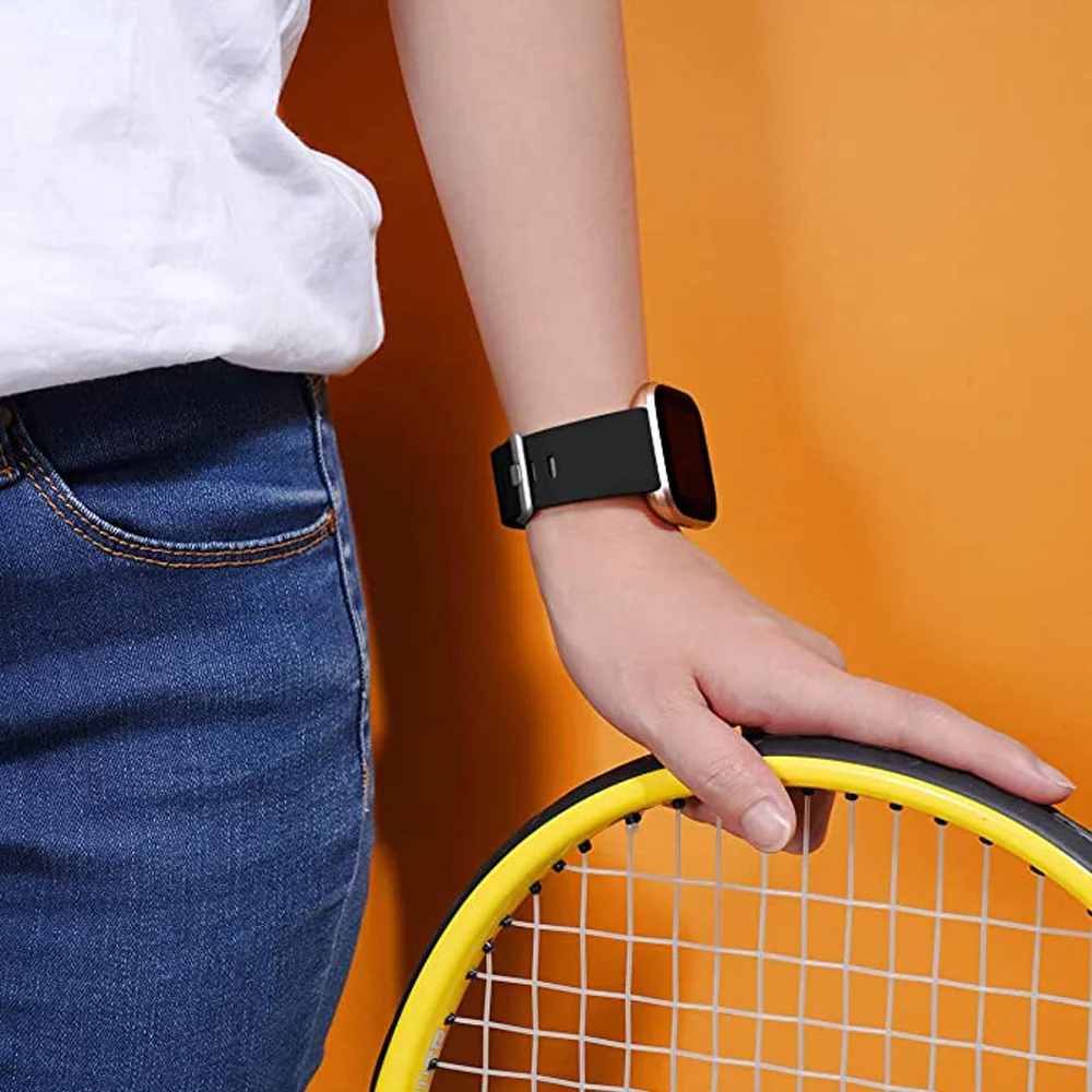 Силиконовый сменный ремешок для смарт-часов Fitbit Versa 2 аксессуары браслет Versa/Versa Lite