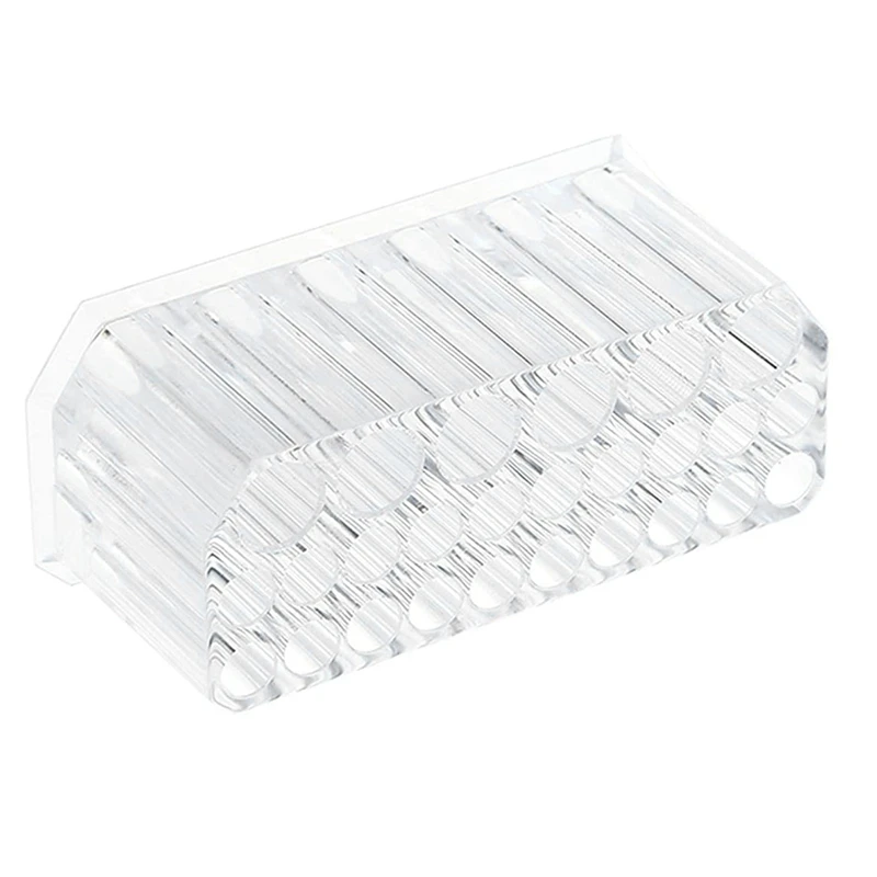 

Makeup Eyeliner Makeup Pen Lip Liner Holder Clear Acrylic Cosmetic Brush Organizer Drawing Pencil Storage 26 Slots