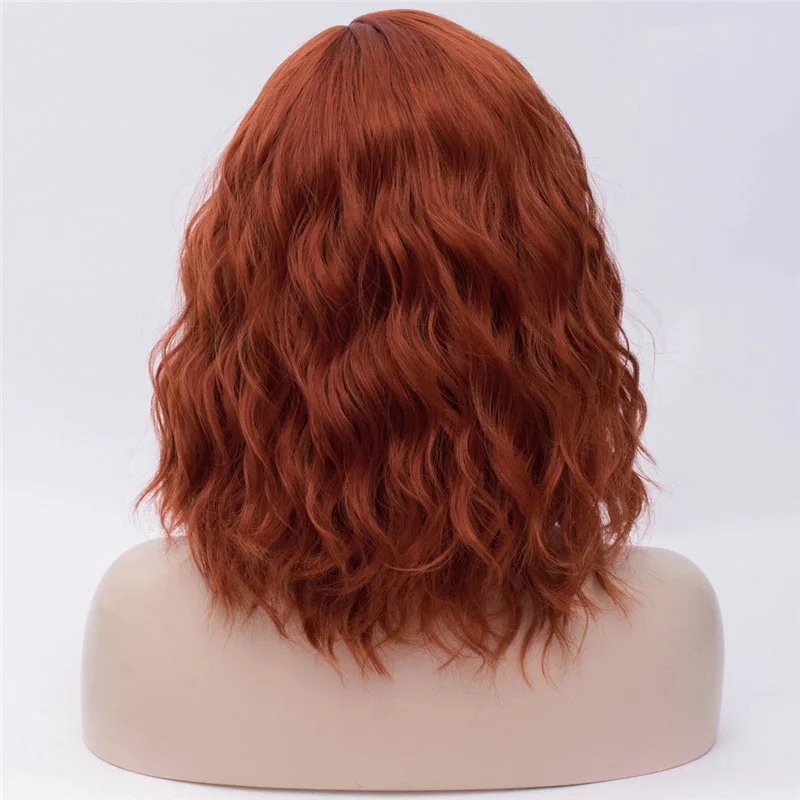 MSI Wigs женские розовые парики Короткие вьющиеся термостойкие 14 дюймов Синтетические волосы зеленый парик для черно-белых женщин косплей боб парики