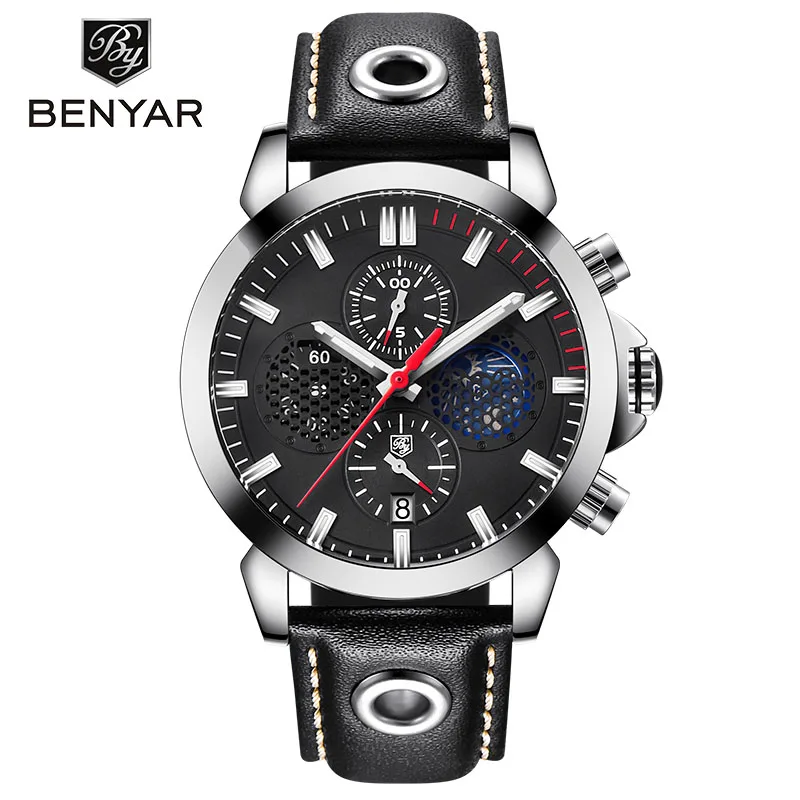Relogio Masculino 2019 BENYAR Новые повседневные модные мужские часы Лидирующий бренд