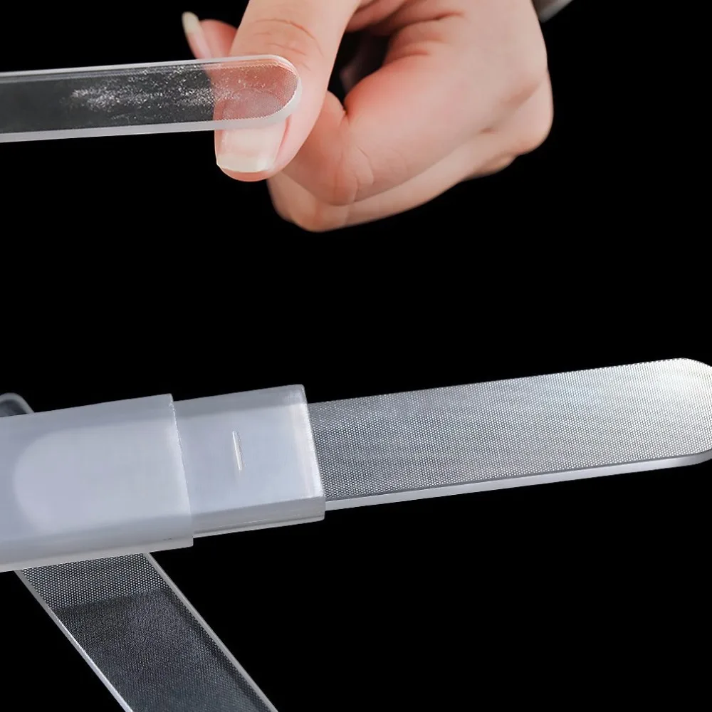 

Professional Durable Nano Glass Nail Buffer File Shiner Manicure Files Nail Art Glass Buffer Polishing Granding File Buffing Kit