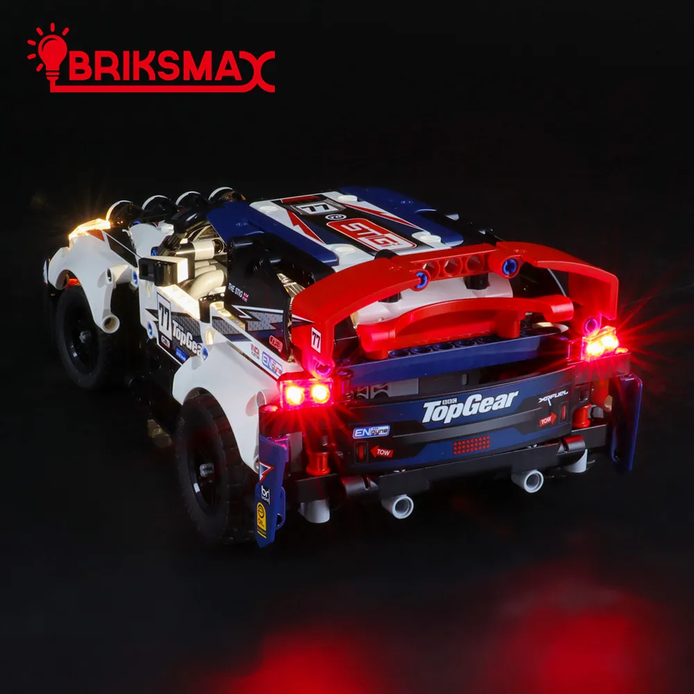 Комплект светодисветильник BriksMax для 42109 года управляемый приложением Верхняя
