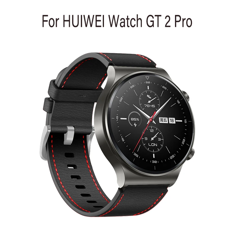 

22 мм кожаный ремешок для часов Huawei Watch 3 GT 2 Pro GT 2e ремешок Honor Watch Magic 2 для Samsung Galaxy Watch 3 45 мм Gear s3
