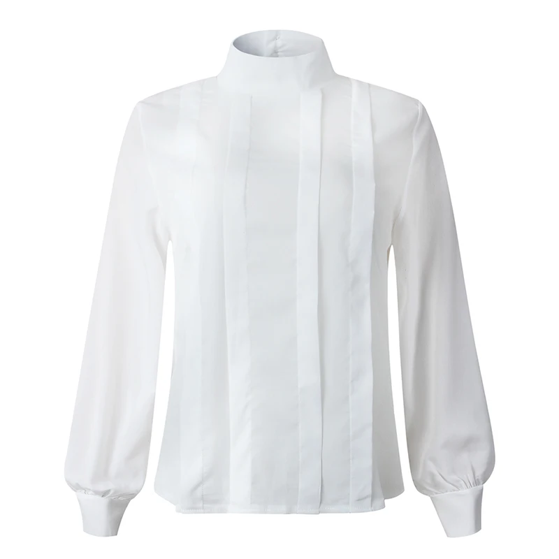 Женский свитер пуловер Осенний тонкий полувысокий воротник Одноцветный