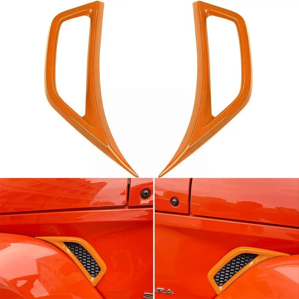 

ABS Leaf Plate Air Inlet Vent Outlet Decorative Cover 2018-2021 For Jeep Wrangler JT Gladiator Accessories
