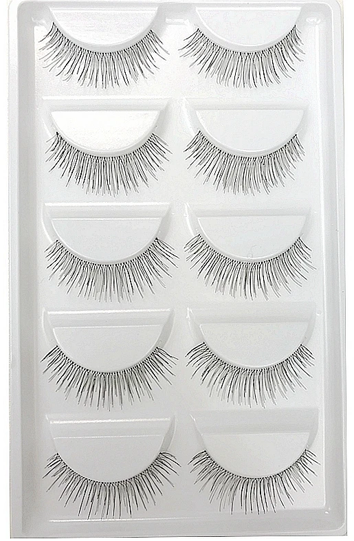 CLOTHOBEAUTY 5 пар накладных ресниц, тонкие накладные ресницы для наращивания ручной работы, натуральные мягкие невидимые ресницы, длинный толстый многоразовый макияж