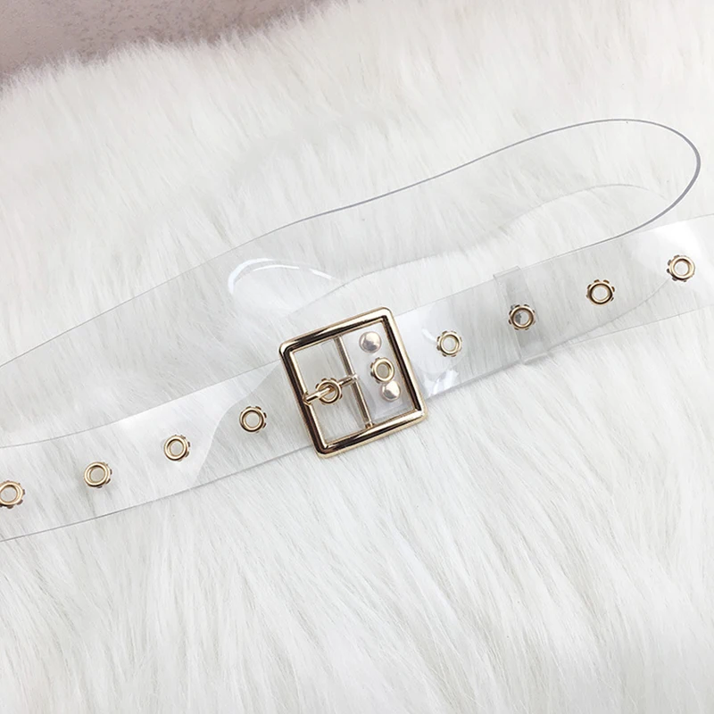 

Women Waist Belt Resin Transparent Long Belt Dress Band Belt Heart Pin Buckle Cinturon Mujer Cinturone Para Hombre Leather Strap