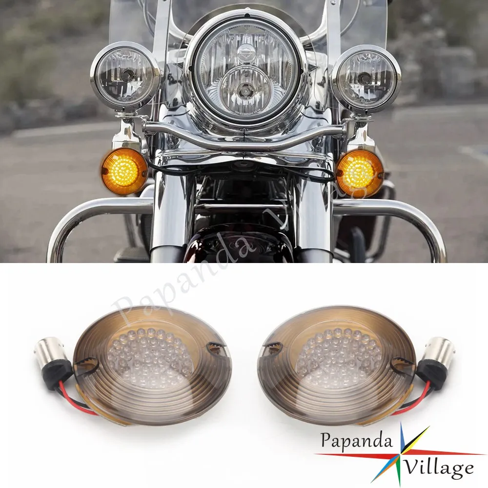 Для Harley Road Glide FLHT FLHR FLTCU FLSTC FLHRC FLSTN FLHTC FLHTK FLHTCU пуля Янтарный светодиодный указатель