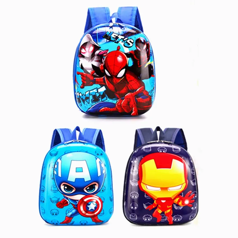 Новый Disney с принтом человек паук и Железный детский рюкзак - Цена: 920.81