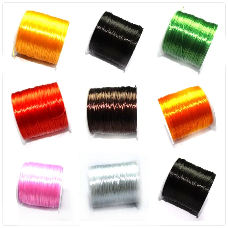 Бесплатная доставка 60 м! Кристалл Srong эластичная нить веревка шнур браслет