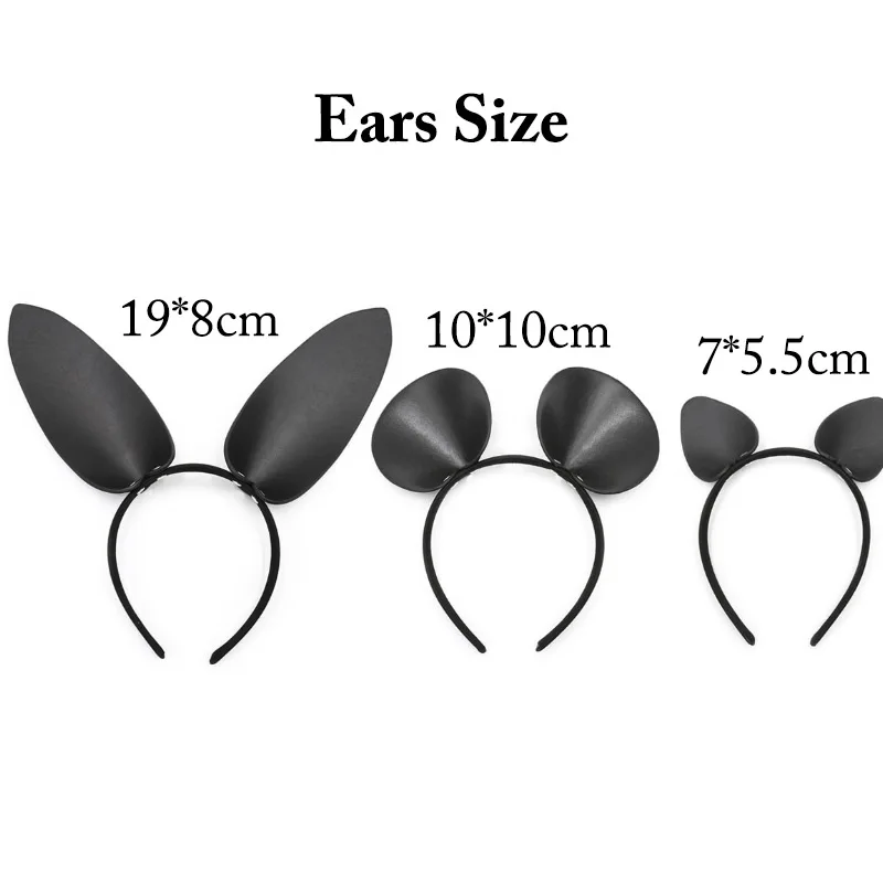 Секс мышь кошка кролик ухо БДСМ косплей игрушки головной убор фетиш голова