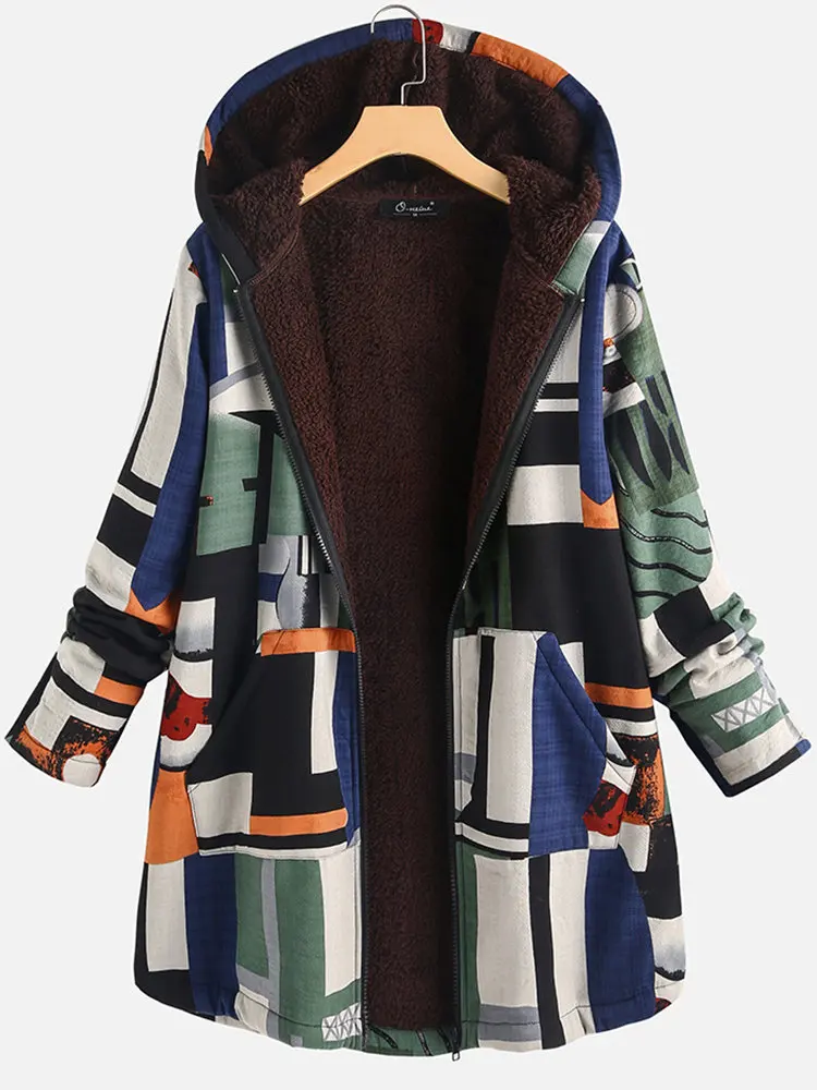 ECN зимнее женское пальто 2019 модное винтажное клетчатое с длинным рукавом теплое