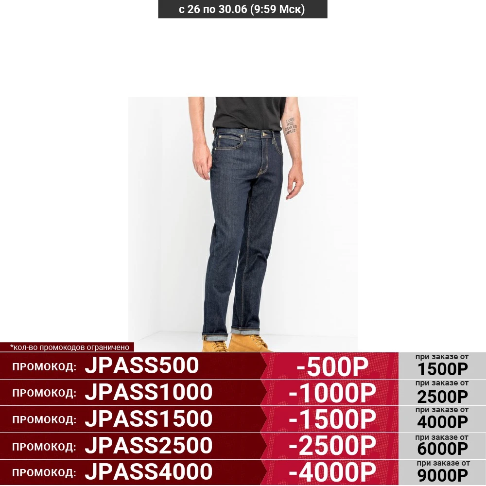 Джинсы Lee BROOKLYN STRAIGHT RINSE L452JJDP|Беговые штаны| |