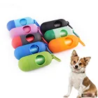 9 цветов портативные мешки для мусора для домашних животных, диспенсер для мусора с мешком для экскрементов, держатель для подгузников, товары для чистки мусора для собак