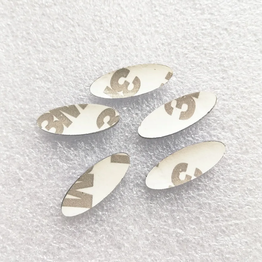 

5pcs 18X7mm/ 20X7mm Oval car key badge for FORDcar remote Emblem for folding flip remote key shell sticker