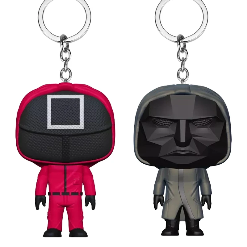 

Брелок для ключей с 3d-рисунком из игры «кальмар»