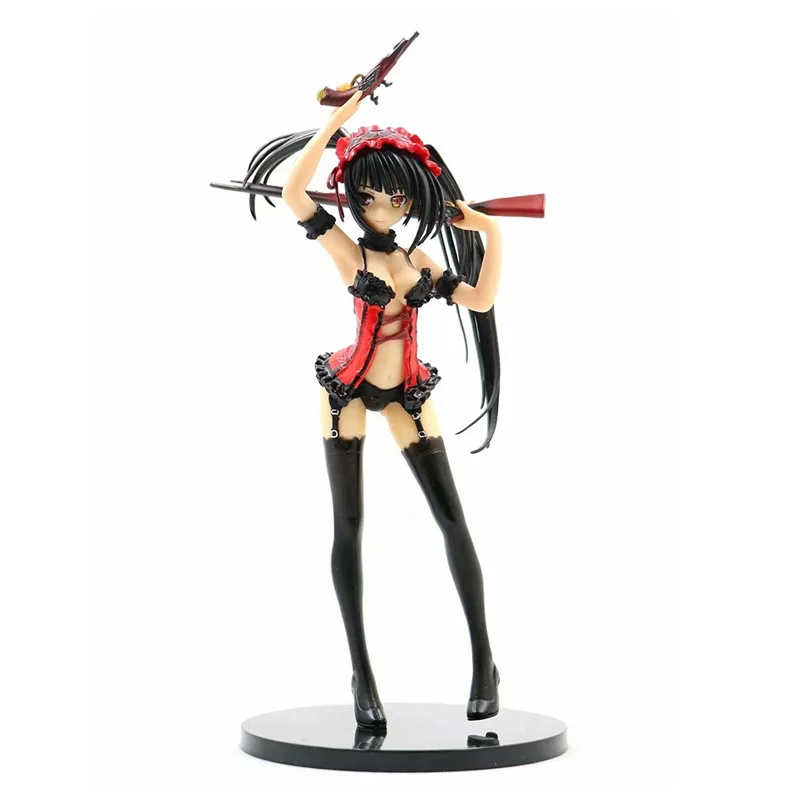 Женское белье Alphamax Date A Live Sexy Girl Kurumi Tokisaki Ver. ПВХ фигура аниме Коллекционная Статуя