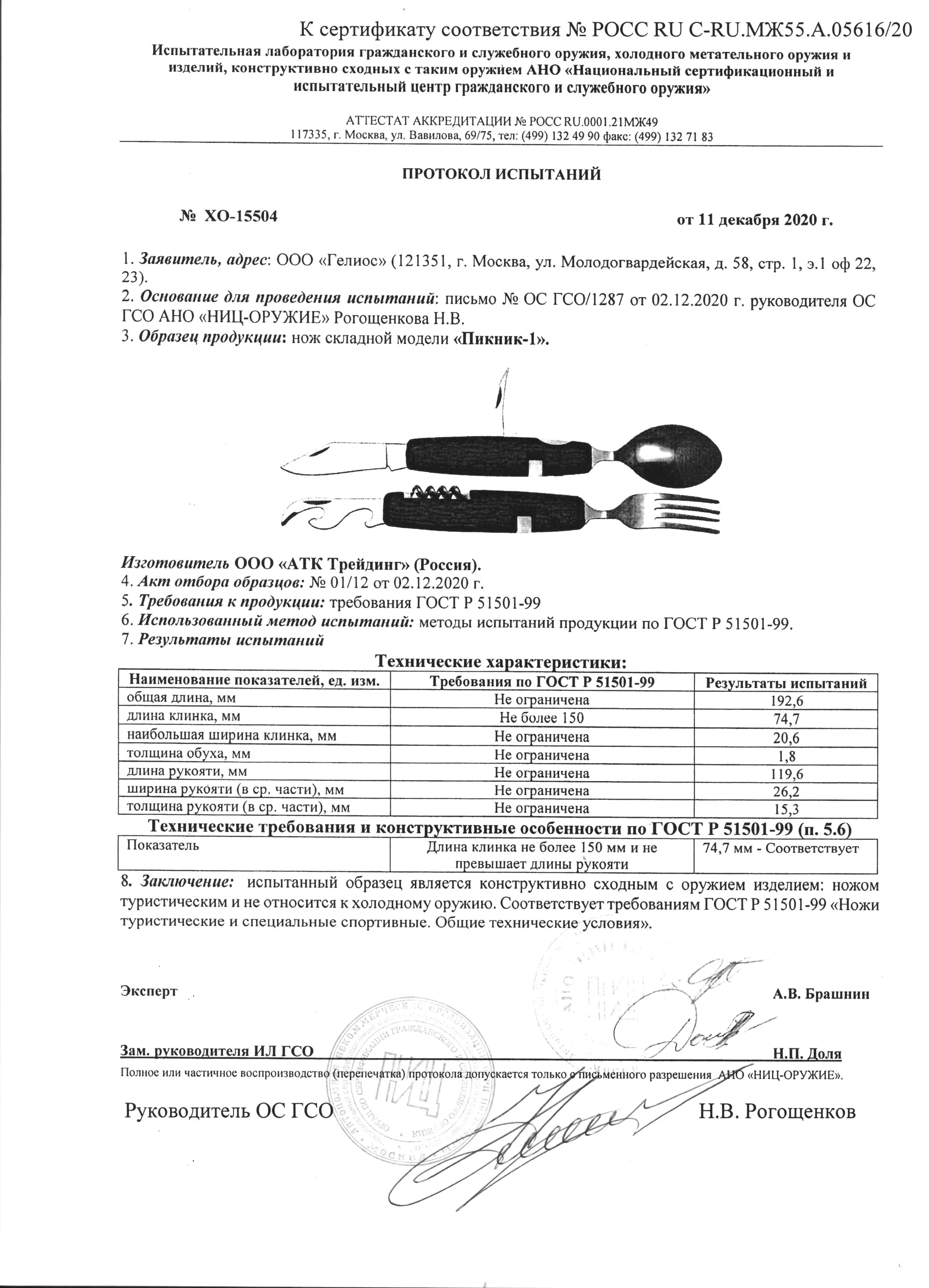 Многопредметный нож Мастер Клинок | MT021 (Пикник-2)