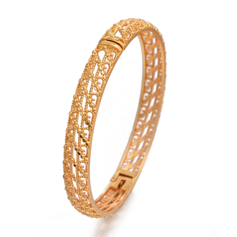 Wando 1 шт./лот Дубайский Золотой цвет браслеты для женщин эфиопские африканские