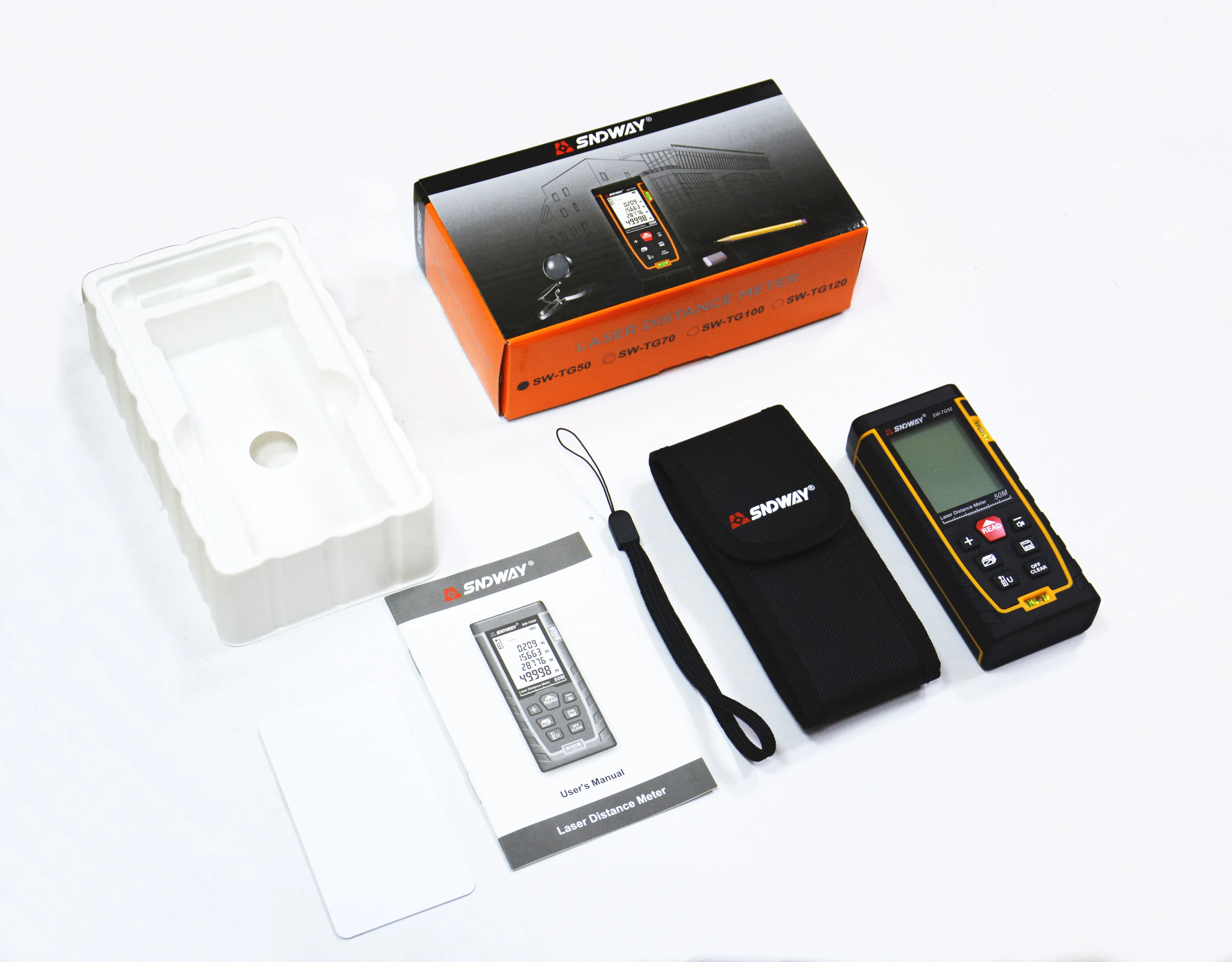 Дальномер лазерный SNDWAY SW TG50/TG70/TG100/TG120 дальномер 50/70/100/120 м|Лазерные дальномеры| |