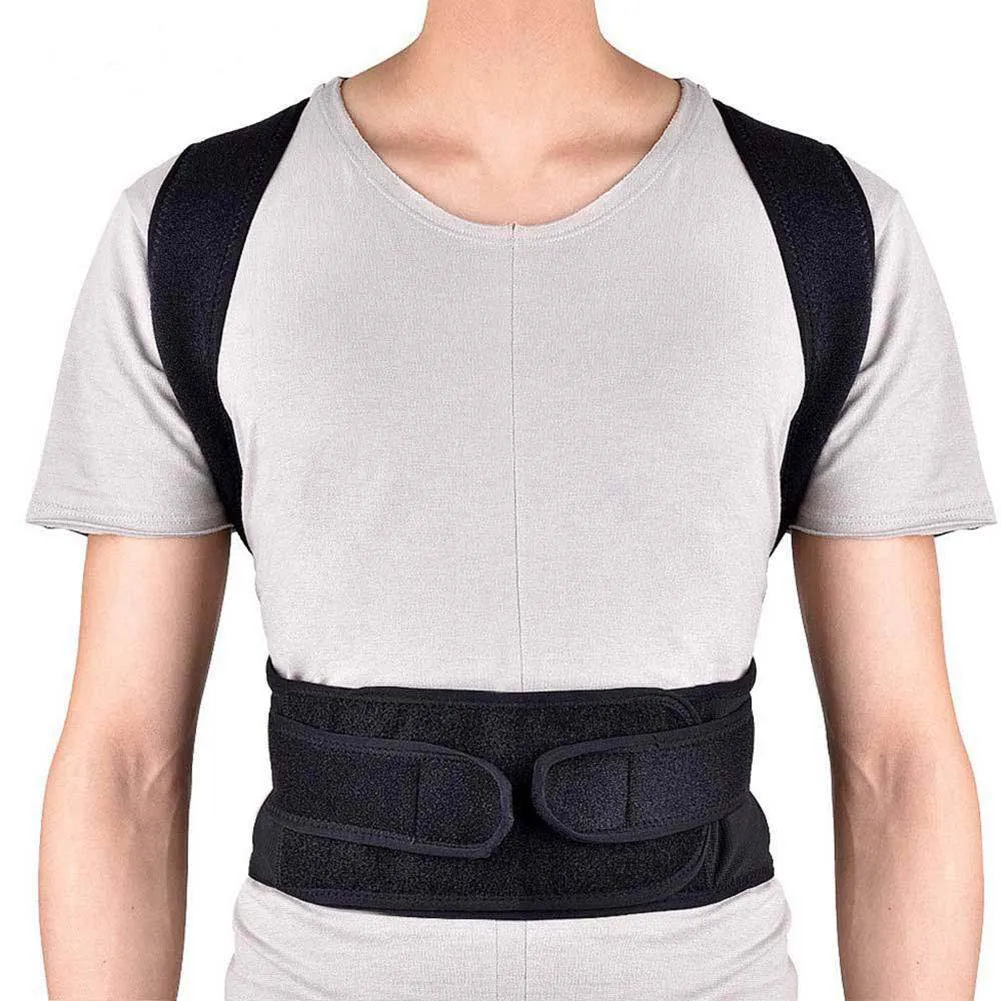 Upper Back Pain Posture Corrector for Men Body Shapers 4XL Shoulder Support Belt Adult Kids Spine Protector Lumbar Braces Women