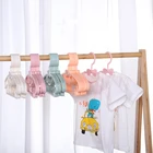 5 шт.компл. портативные вешалки для одежды, крючок для детской одежды с бантом, дизайнерская сушилка для одежды, детские пластиковые детские вешалки