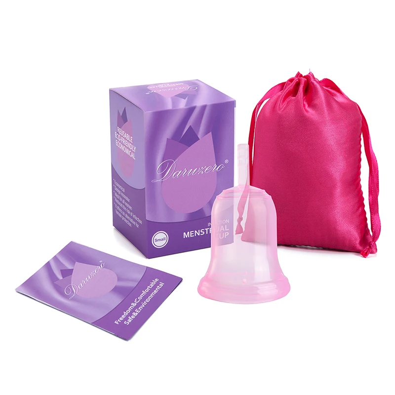 1Pack-Bag-box-Pink Жидкая медицинская силиконовая менструальная Чашка мягкая Жидкая силиконовая женская гигиеническая менструальная чашка Женская Дамская менструальная чашка - Цвет: 1Pack-Bag-box-Pink