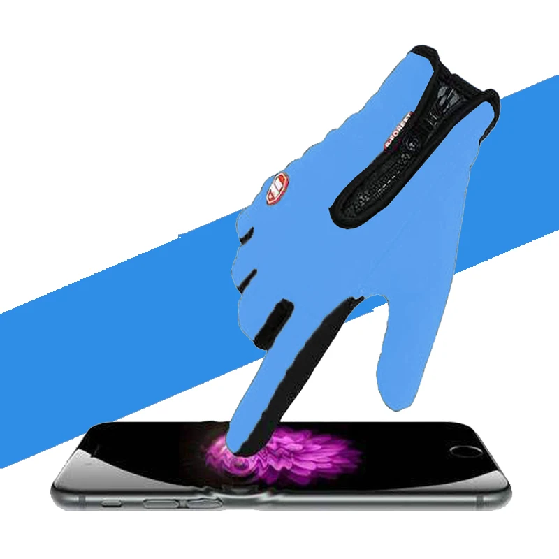 Мужские Оригинальные перчатки для сенсорного экрана лыжные сноуборда