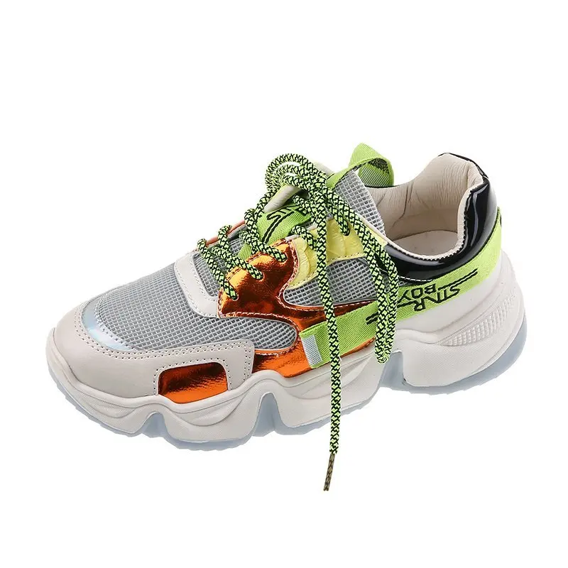 

Кроссовки женские на массивной платформе, Вулканизированная подошва, Повседневная Удобная Уличная обувь для тренировок