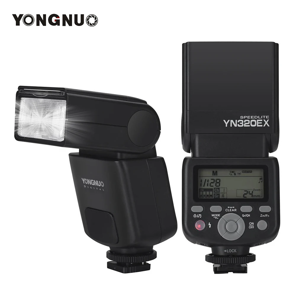 

Беспроводная вспышка YONGNUO YN320EX для камеры, вспышка Master Slave Speedlite 1/8000s HSS GN31 5600K для Sony A7/ A7R/ A7S/ A58/ A99/ A77 II