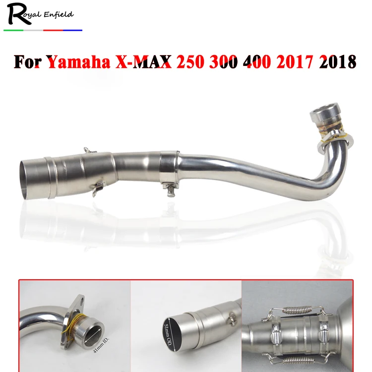 Подходит для всех 51 мм Глушитель без шнуровки установка Yamaha XMAX X MAX 250 300 400 XMAX250 2017