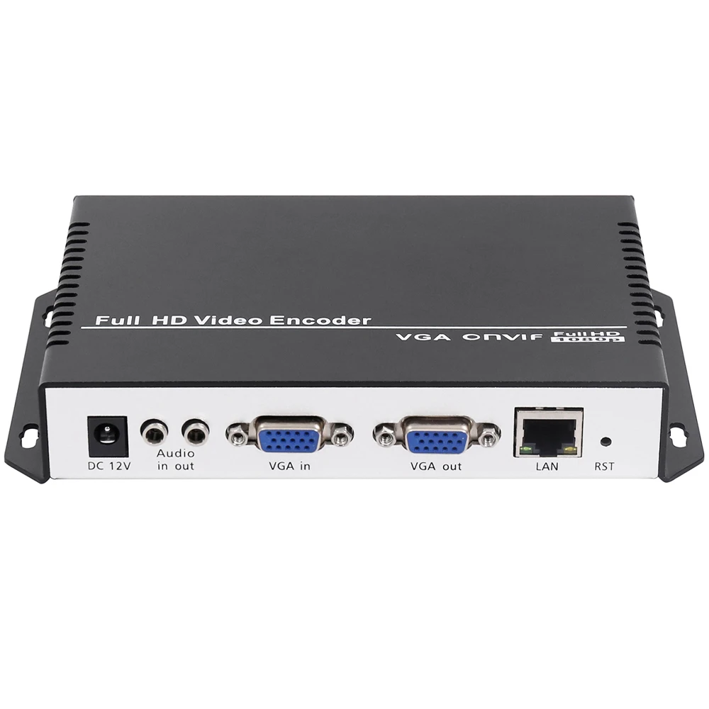 Видеокодер HEVC H.265 H.264 с VGA на IP IPTV RTMP RTMPS SRT UDP PNVIF для YouTube Facebook и т. д. потокового