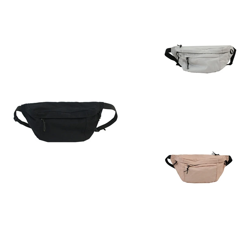 

Men's and Women's Large-Capacity Storage Canvas Bag, Multi-Function Chest Bag, Waist Bag