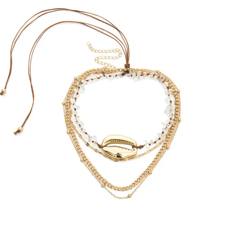

Women's Sexy Multilayer Necklace With Round Beads Elegant and Leisure Design