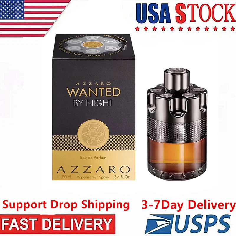 

Male Parfum Azzaro Wanted by Night Body Spray Long Lasting Fragrance Good Smell Hot Perfum EAU DE PARFUM Men Cologne