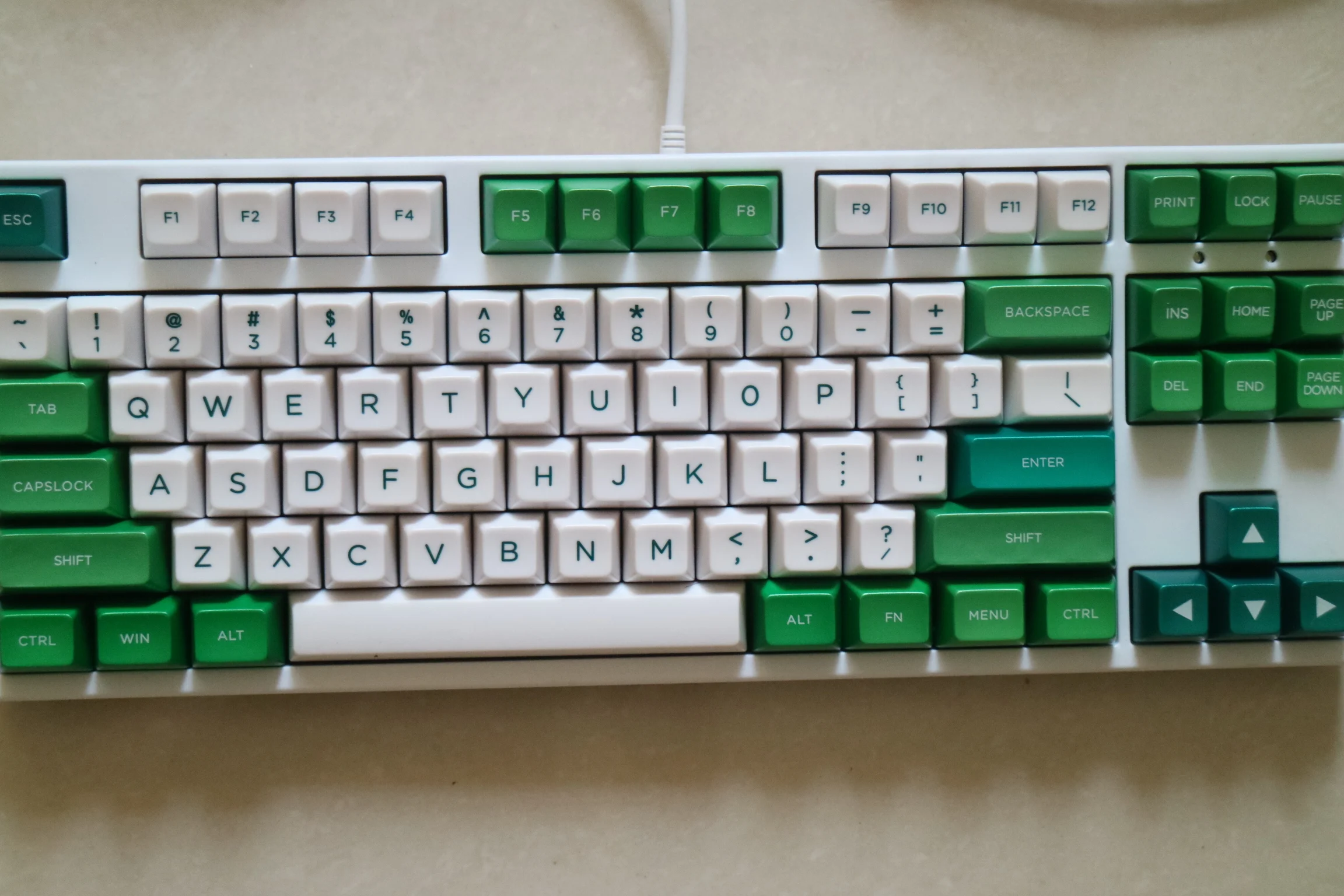 SA высота крышки ABS материал зеленый рукав SP эльф (104 87) Keycap|Аксессуары для мышей и
